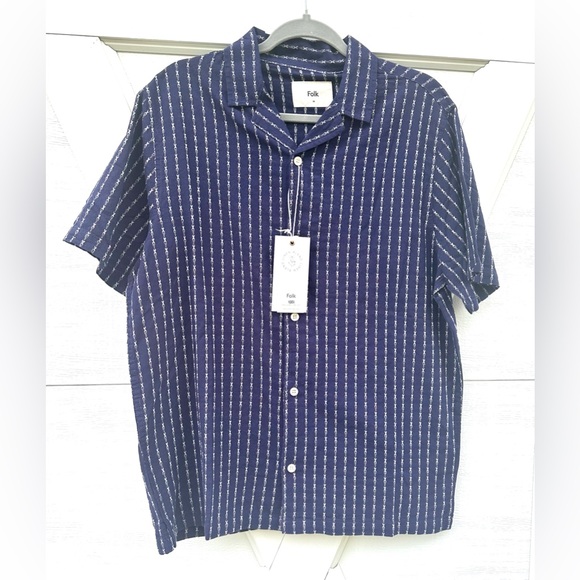 Folk Navy Harris Button Down Shirt - Picture 1 of 3